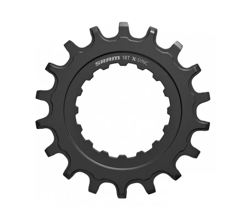 Sram X-Sync Bosch Motors 18-tooth Straight Steel Sprocket in Black