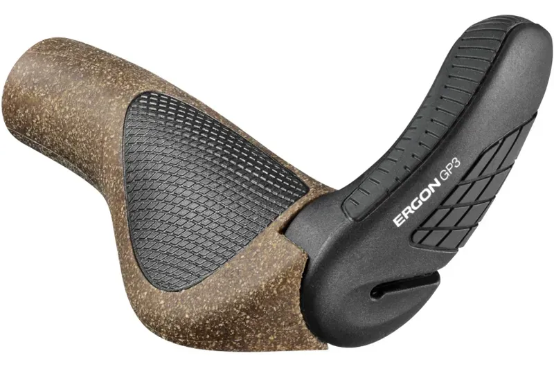 Ergon GP3 Biokork Nexus/Rohloff Small Leisure Grip in Brown/Black