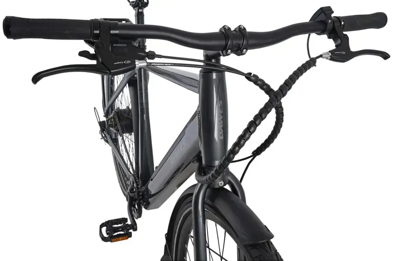 Dawes Scenic Crossbar Electric Hybrid Bike In Dark Grey-5