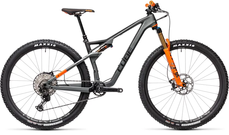2021 Cube Ams 100 C68 Tm 29 Mountain Bike in Grey