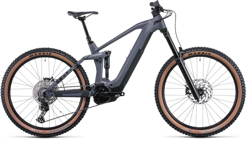 2022 Cube Stereo Hybrid 160 HPC Race 625 Electric Mountain Bike Grey