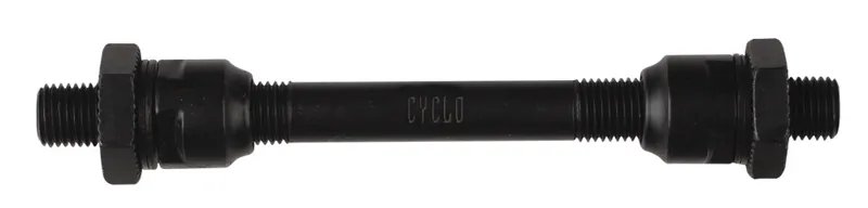Weldtite Tools Cyclo Hollow Q/R 10x145mm Rear Axle in Black 