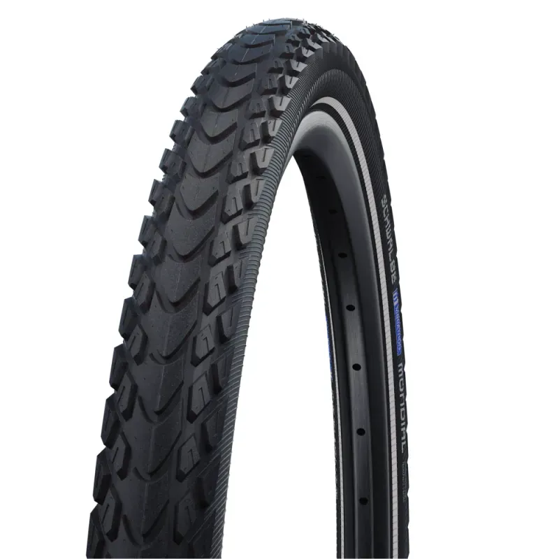 Schwalbe '25 Marathon Mondial RaceGuard Touring Tyre In Black/Reflex (wired) BLACK/REF