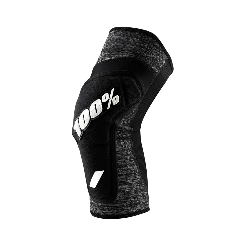 100% Ridecamp Knee Guards in Grey Heather/ Black