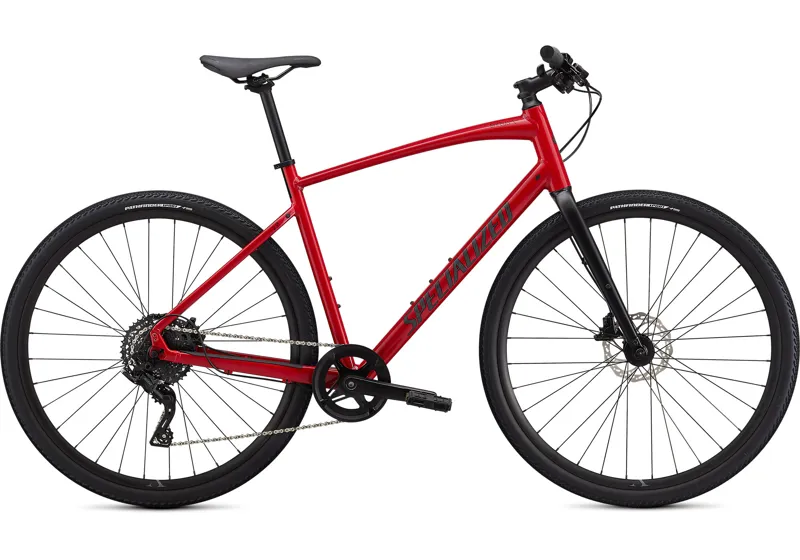 2021 Specialized Sirrus X 2.0 Hybrid Bike in Red