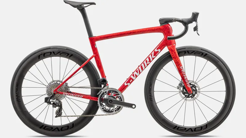 Specialized S-Works Tarmac SL8 SRAM Red eTap Road Bike in Gloss Red Sky-2