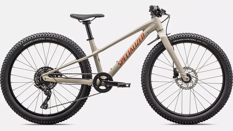 Specialized Riprock 24 Kids Mountain Bike In Gloss WHTMTN Amberglow
