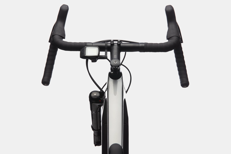 2021 Cannondale Topstone Neo Carbon Lefty 3 eGravel Bike in Silver-5