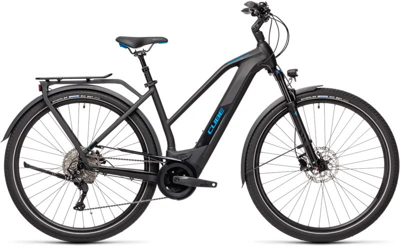 2021 Cube Kathmandu Hybrid Pro 500 Trapeze Hybrid eBike in Black