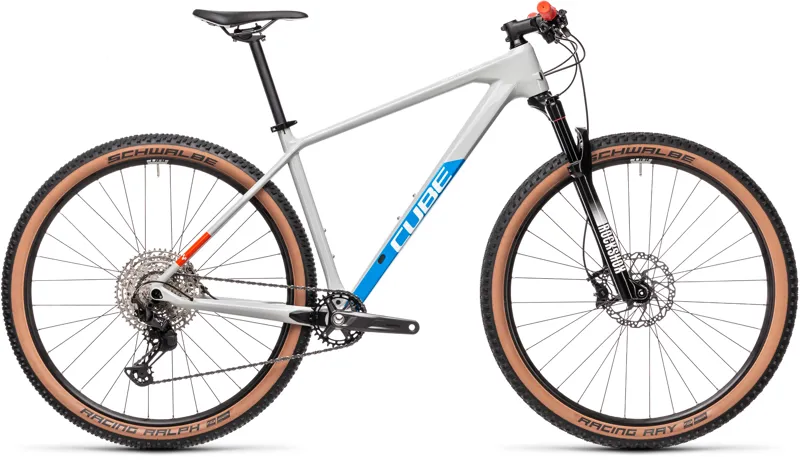 2021 Cube Reaction C:62 Pro Mountain Bike in Grey