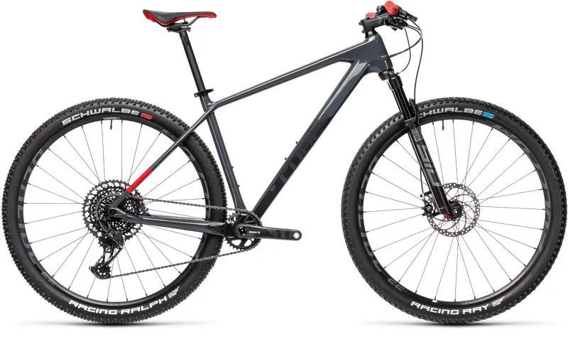 2021 Cube Reaction C 62 SL Mountain Bike in Grey