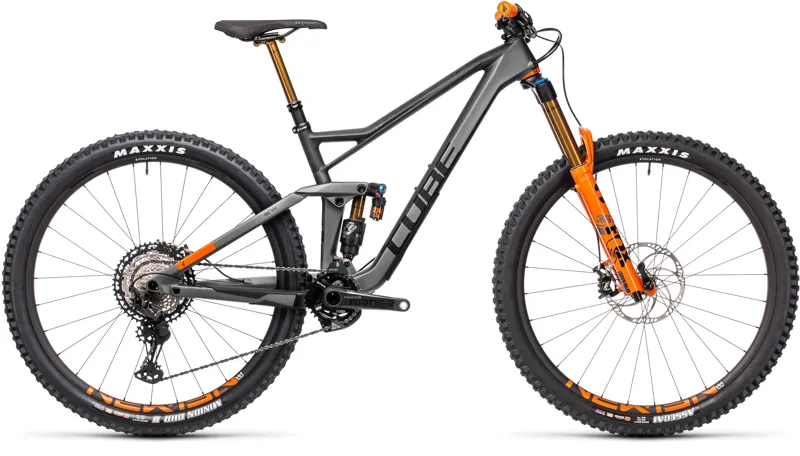 2021 Cube Stereo 150 C:68 TM 29 Mountain Bike in Grey