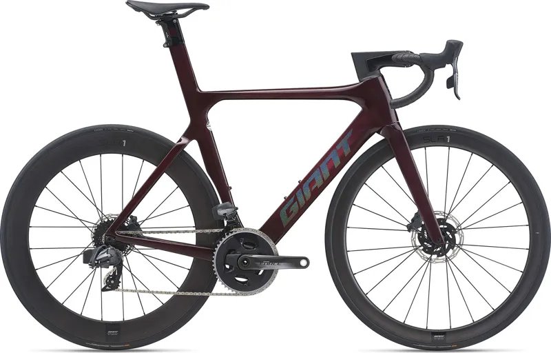 2021 Giant Propel Advanced SL 1 Disc Road Bike in Red