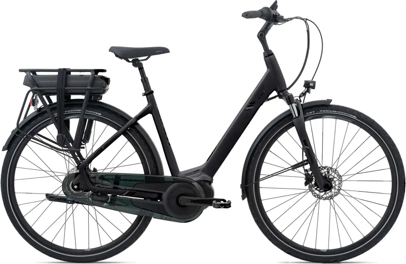 2021 Giant Entour E+ 1 Low Step-Through Electric Bike in Black