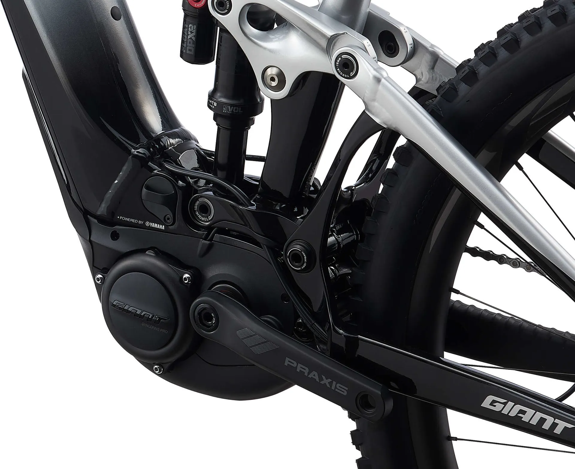 2021 Giant Trance X E+ Pro 29 Electric Mountain Bike in Silver