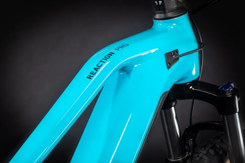 2021 Cube Reaction Hybrid Pro 625 Electric Mountain Bike in Blue-4