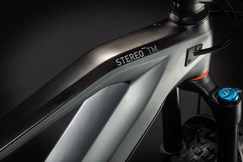 2021 Cube Stereo Hybrid 140 HPC TM 625 Electric Bike in Grey-5