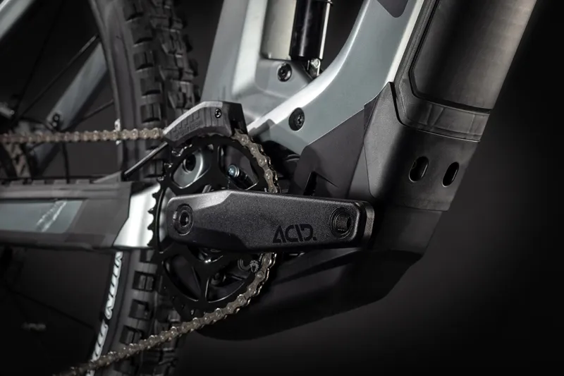 2021 Cube Stereo Hybrid 140 HPC TM 625 Electric Bike in Grey-2