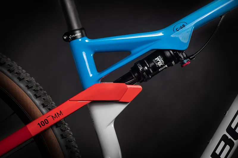 2021 Cube Ams 100 C68 Sl 29 Mountain Bike in White-3