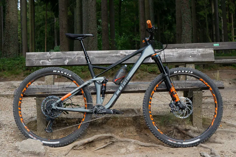 2021 Cube Stereo 120 HPC TM 29 Mountain Bike in Grey-6
