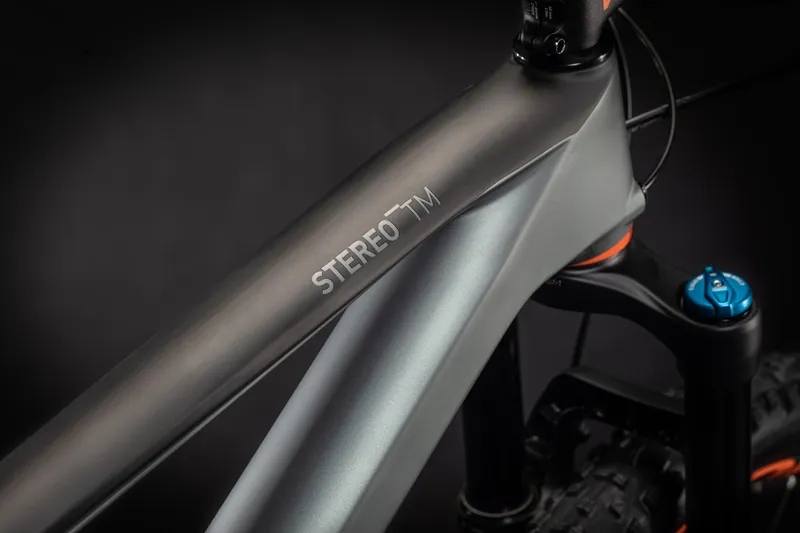 2021 Cube Stereo 120 HPC TM 29 Mountain Bike in Grey-5