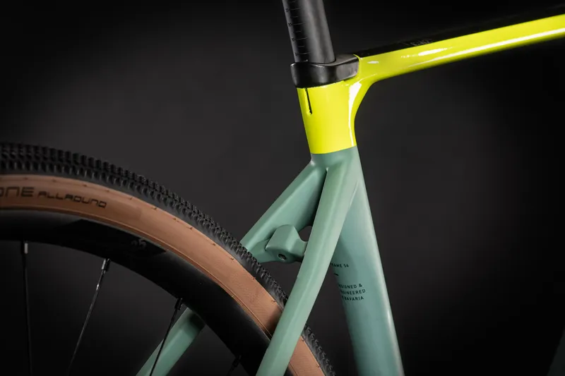 2021 Cube Nuroad C:62 Race Road Bike in Green-4