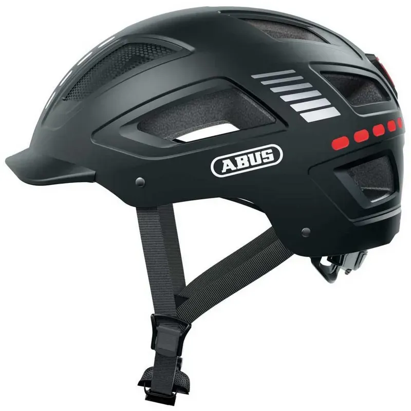 Abus Hyban 2.0 LED Helmet in Black
