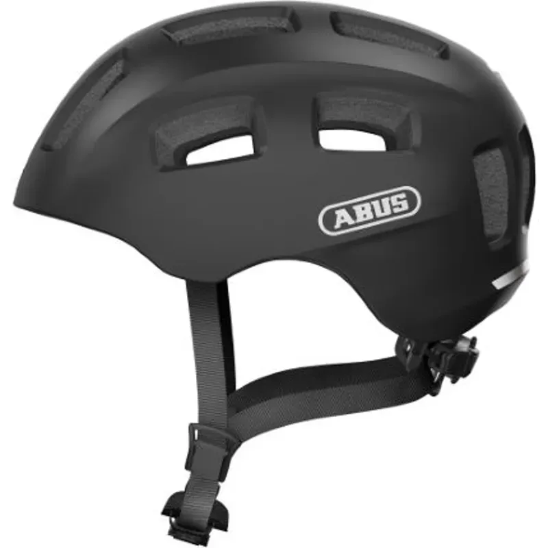 Abus Youn-I 2.0 Youth Mountain Bike Helmet in Velvet Black