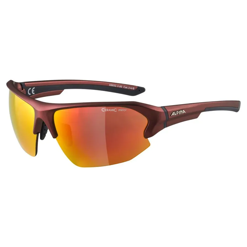 Alpina Lyron HR Cherry Lens Sunglasses in Red