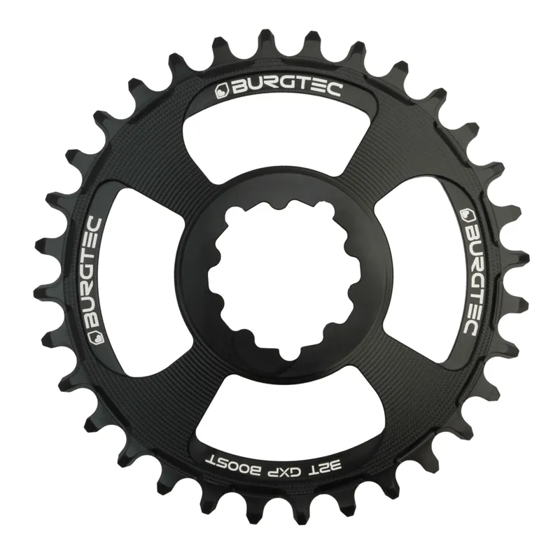 Burgtec GXP Boost 3mm Offset Thick Thin 34T Chainring in Black