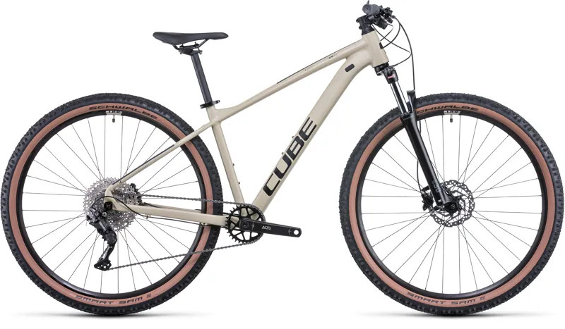 2022 Cube Aim EX Hardtail Mountain Bike in Beige