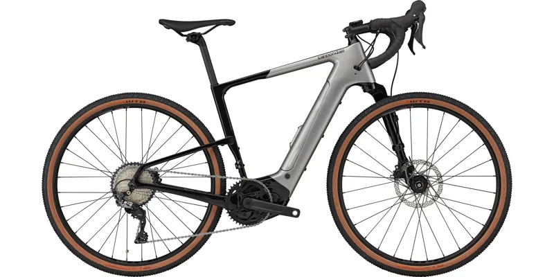 2021 Cannondale Topstone Neo Carbon Lefty 3 eGravel Bike in Silver