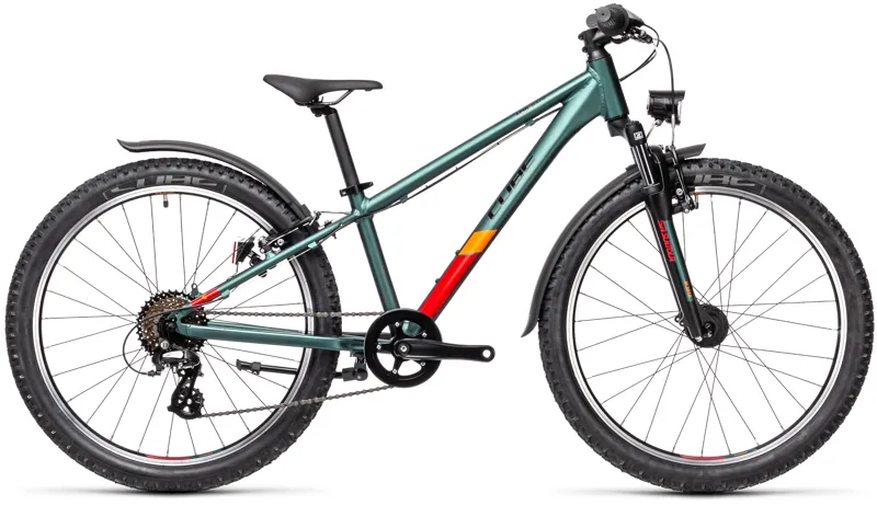 2022 Cube Acid 240 Allroad 24in Kids Bike in Green