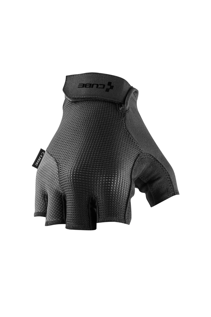 Cube Comfort Short Finger Gloves in Black