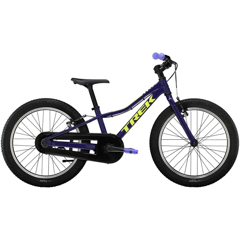 Trek Precaliber 20 Freewheel Kids Hybrid Bike in Purple Abyss
