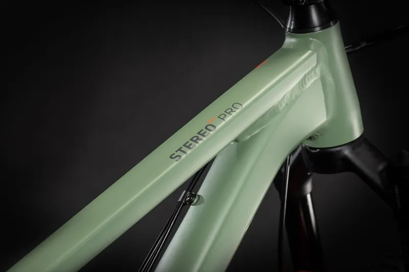 2021 Cube Stereo 240 Pro Kids Bike in Green-5