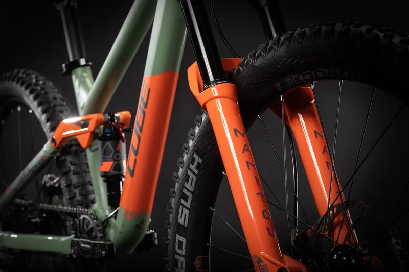 2021 Cube Stereo 240 Pro Kids Bike in Green-2