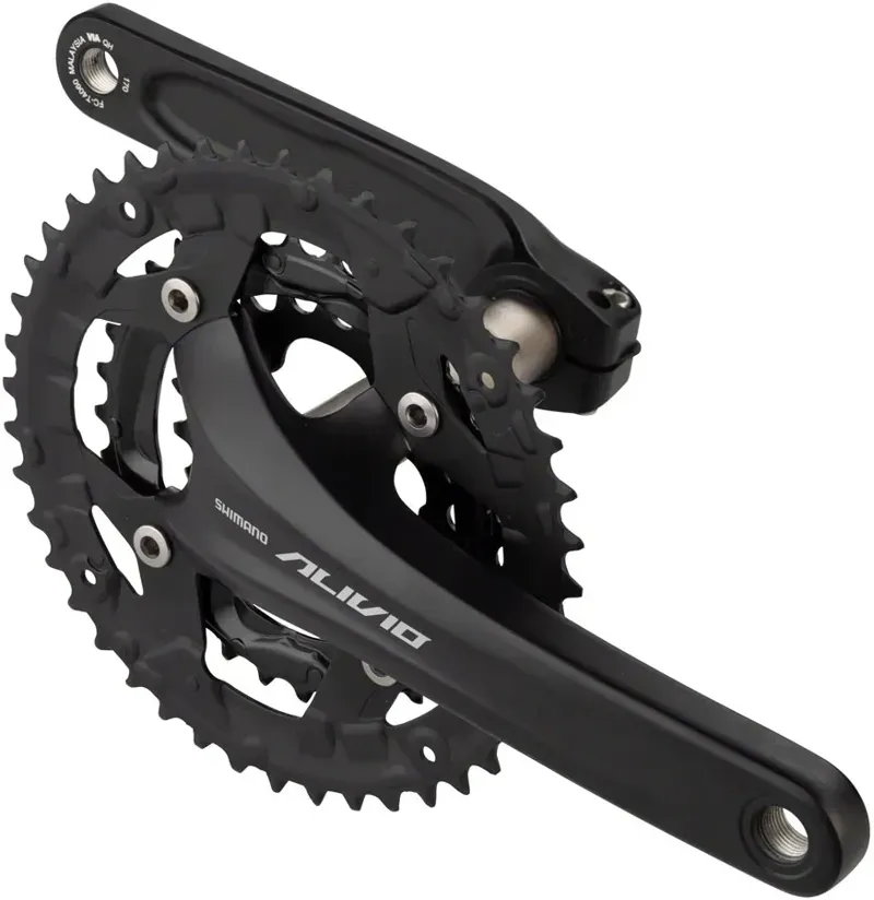 Shimano FT-T4060 Alivio 22-32-44-tooth 2-piece Chainset in Black-2
