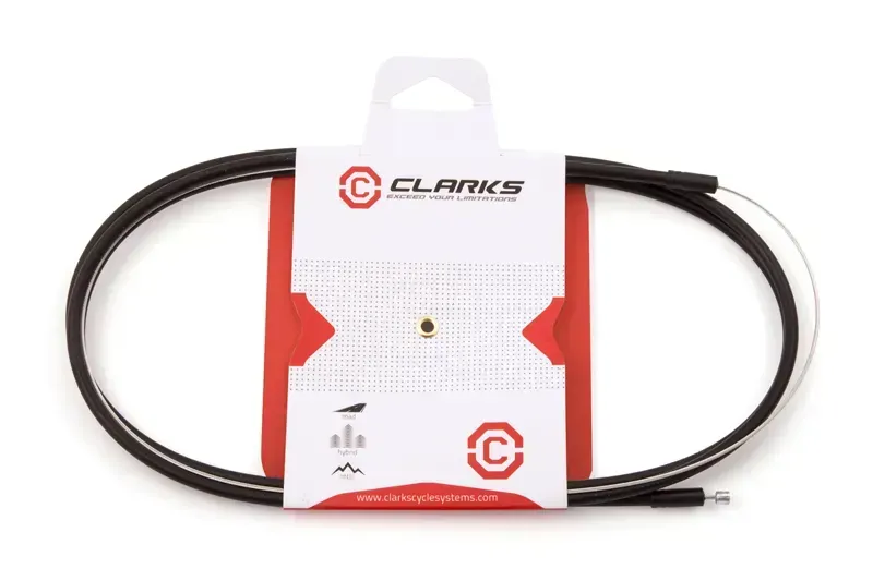 Clarks Stainless Steel MTB/Hybrid/Road Brake Cable in Black-1