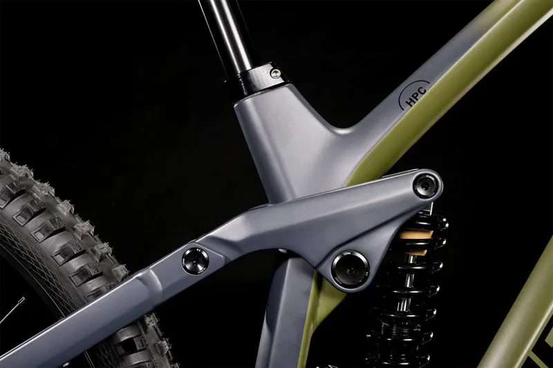 2022 Cube TWO15 HPC SL 29 DH Mountain Bike in Green-4