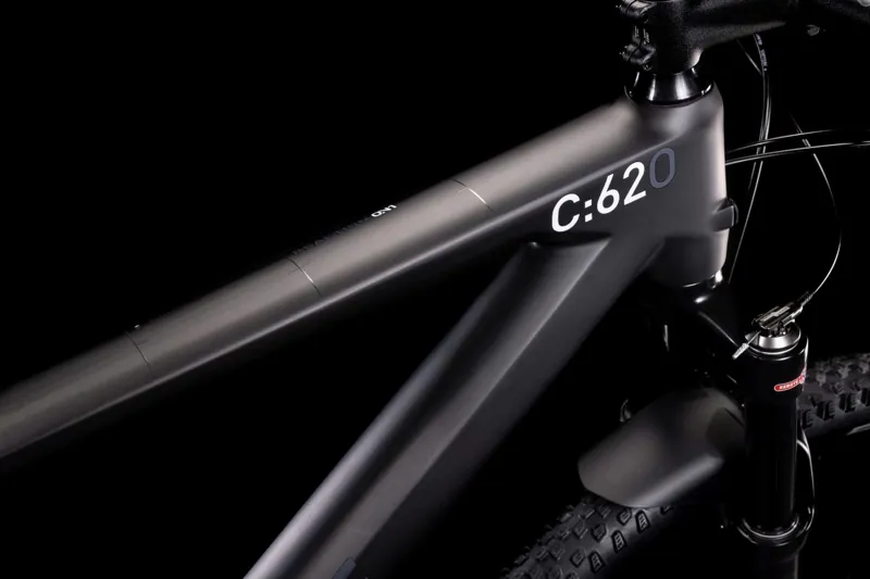2022 Cube Reaction c:62 One Mountain Bike in Black-4