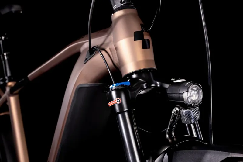 2022 Cube Touring Hybrid EXC 500 Electric Bike in Brown-4