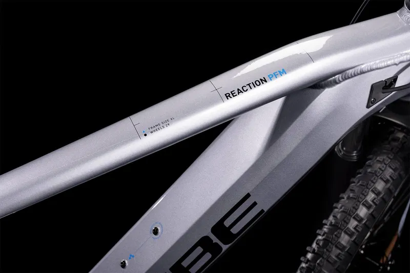 2022 Cube Reaction Hybrid Performance 500 Electric Mountain Bike Silve-4