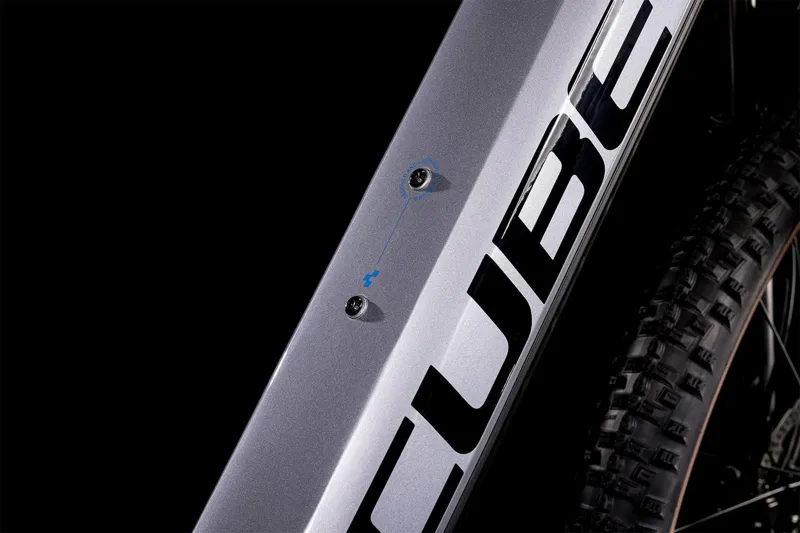 2022 Cube Reaction Hybrid Performance 500 Electric Mountain Bike Silve-3