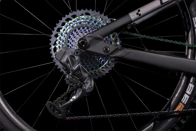 2022 Cube Stereo Hybrid 140 HPC SLT 29 eMountain Bike in Grey-1