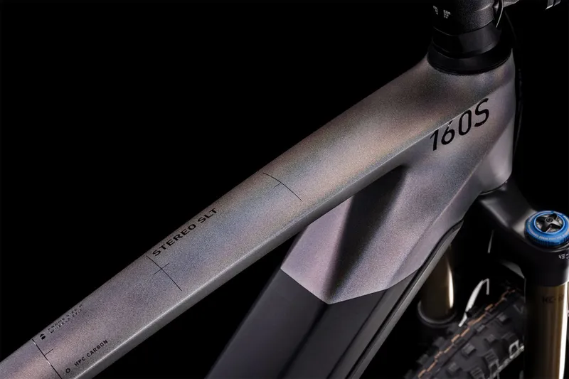 Cube Stereo Hybrid 160 HPC SLT 27.5 eMountain Bike in Grey-5