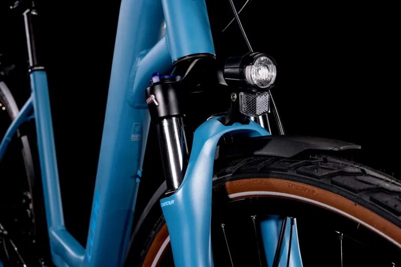 2022 Cube Touring EXC Hybrid Bike in Blue-1