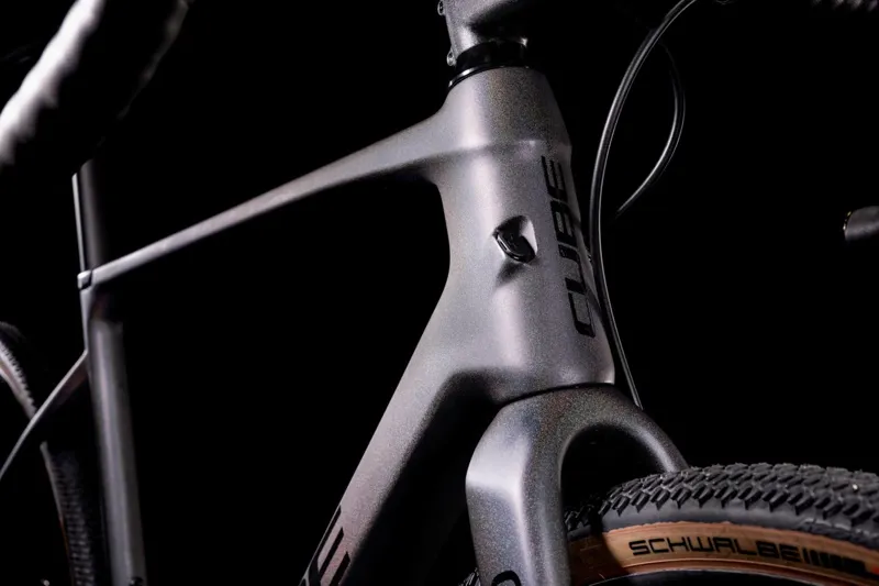 2022 Cube Nuroad c:62 SLT Gravel Bike in Grey-2