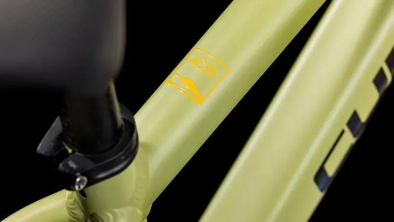 Cube Acid 160 Action Kids Bike in Light Olive/Orange-2