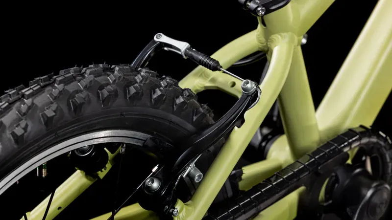 Cube Acid 160 Action Kids Bike in Light Olive/Orange-3